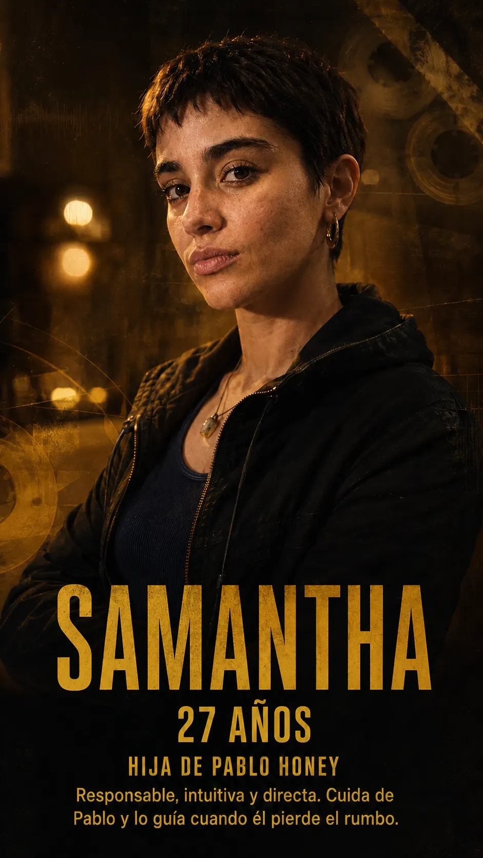 Samantha, 27 años, hija de Pablo Honey
