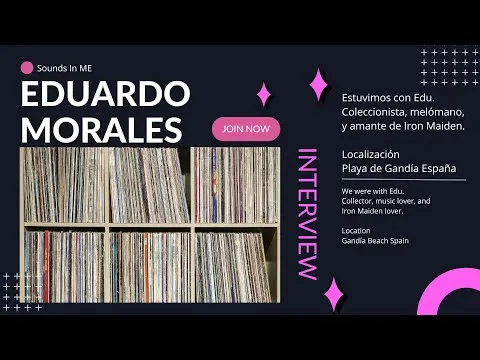 Entrevista con Eduardo Morales Melómano, coleccionista y fan de Iron Maiden